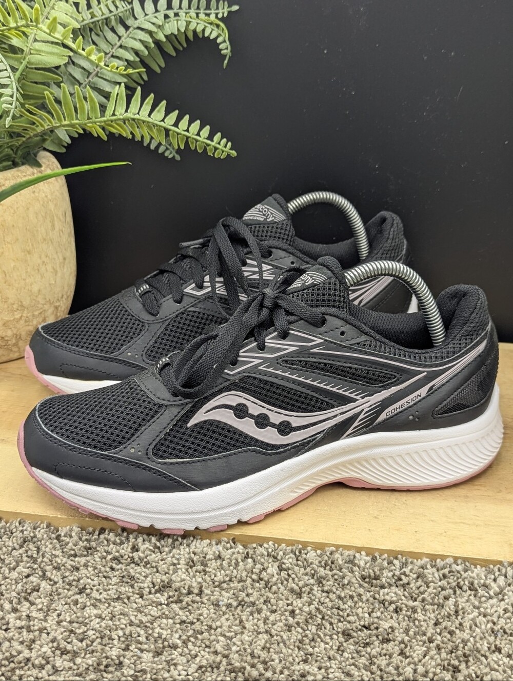 Saucony Cohesion 14 Gray Women's Size 9.5 Casual Comfort Shoes ***** Exell. Cond